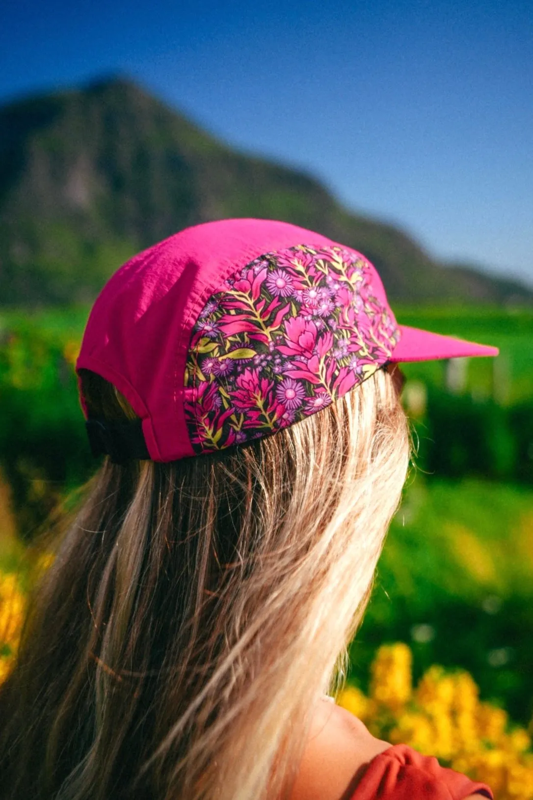 Paintbrush   Asters // 5 Panel Hat