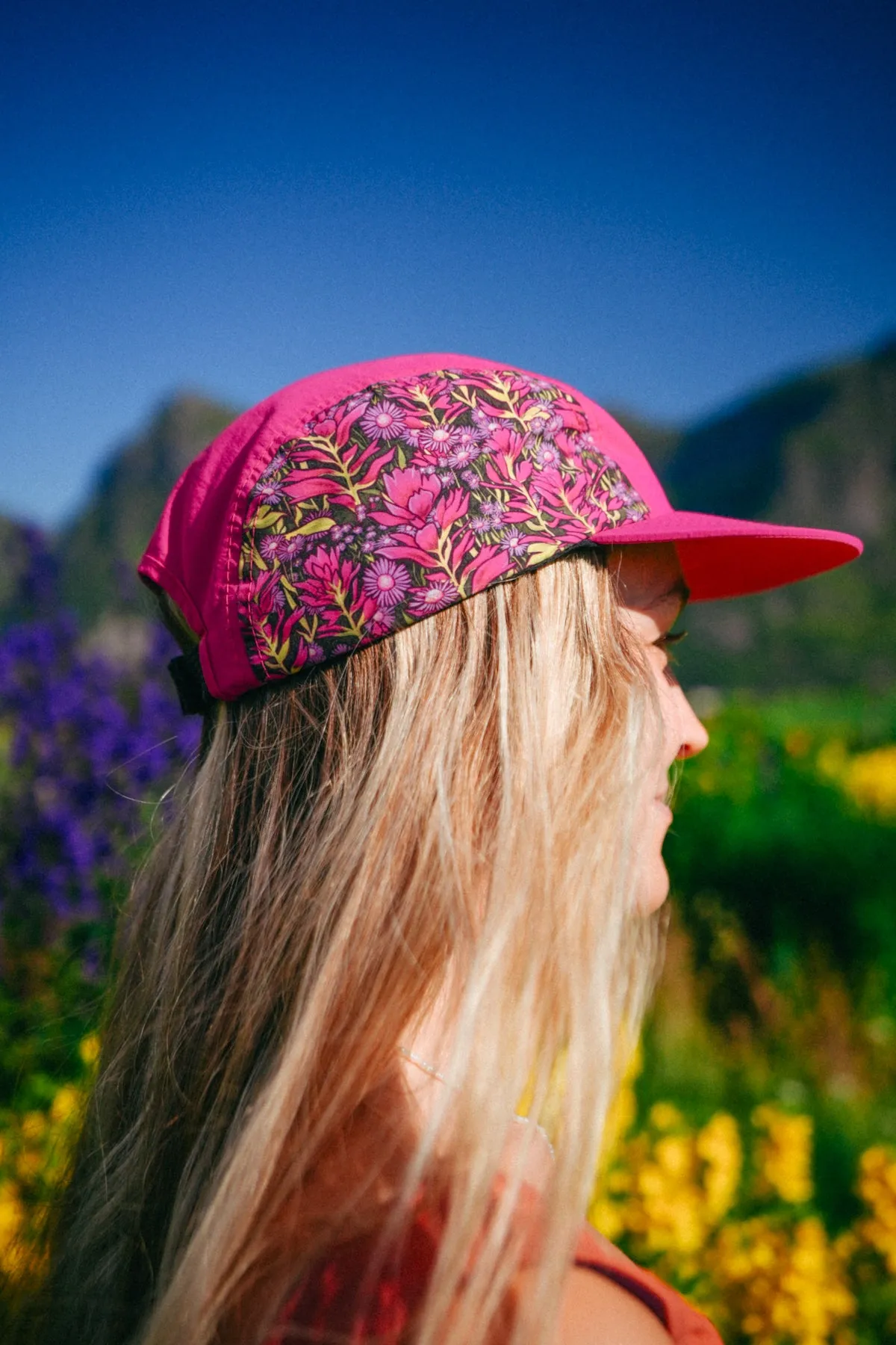 Paintbrush   Asters // 5 Panel Hat