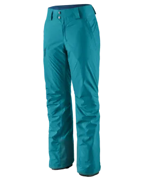 Patagonia Women's Insulated Powder Town Pants - Reg - Belay Blue