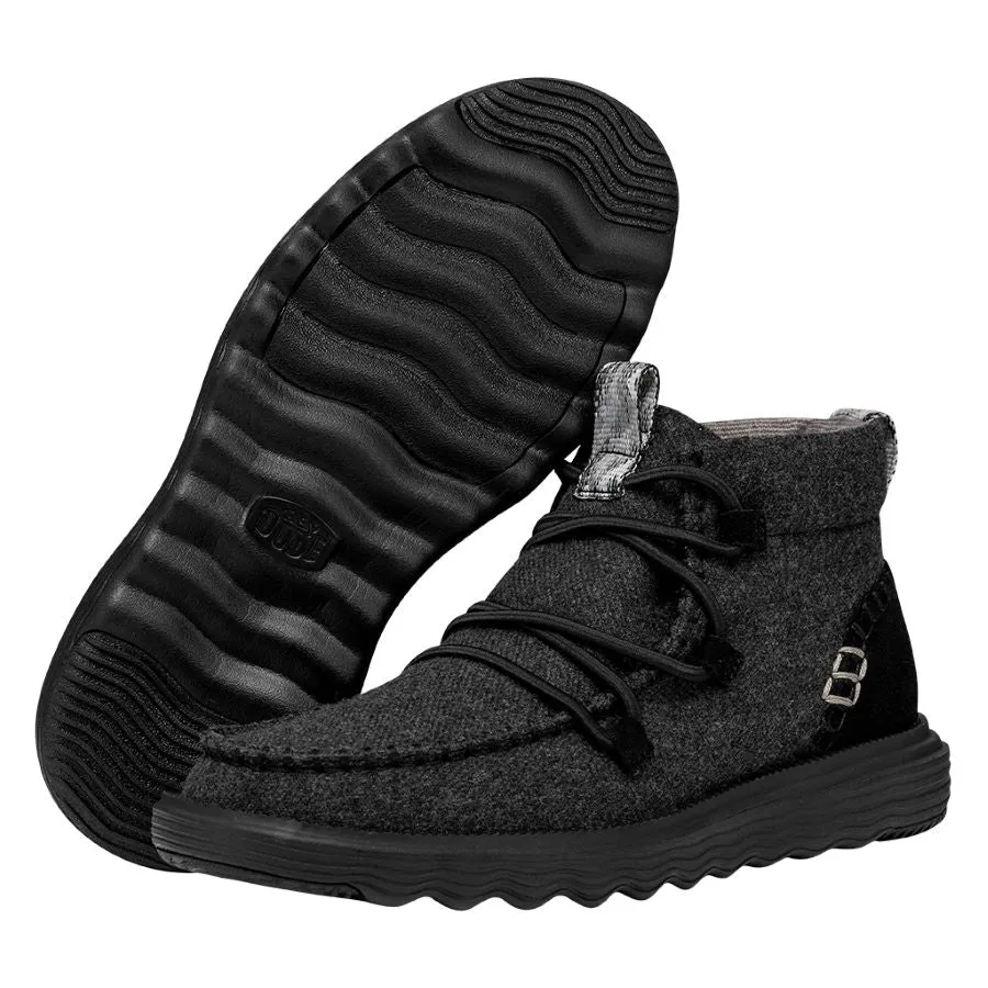 Reyes Boot Wool - Black/Black