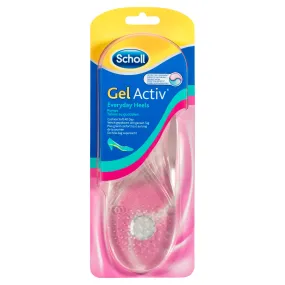 Scholl GelActiv Female Insoles for Everyday Heels