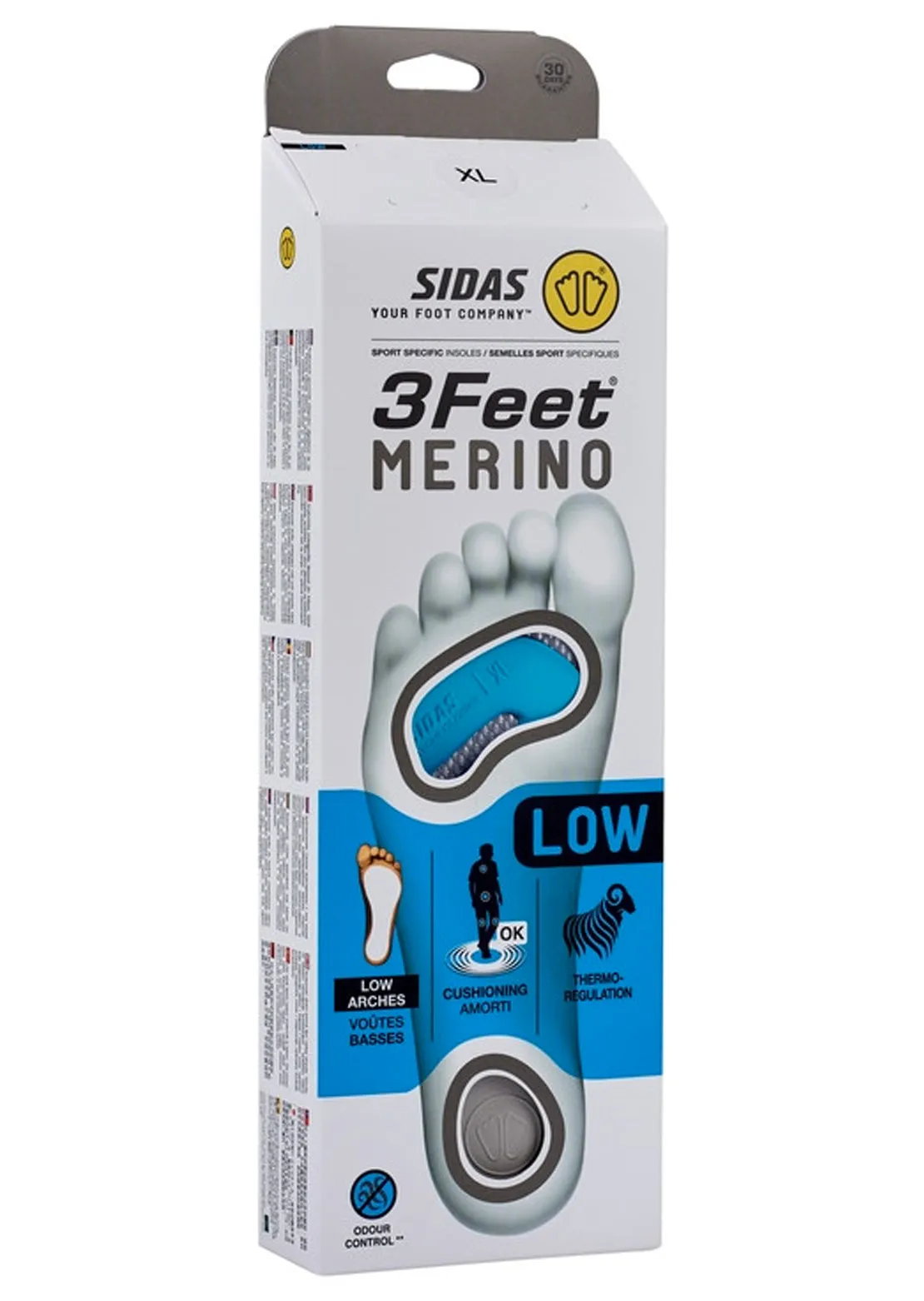 Sidas 3Feet Merino Low Insoles