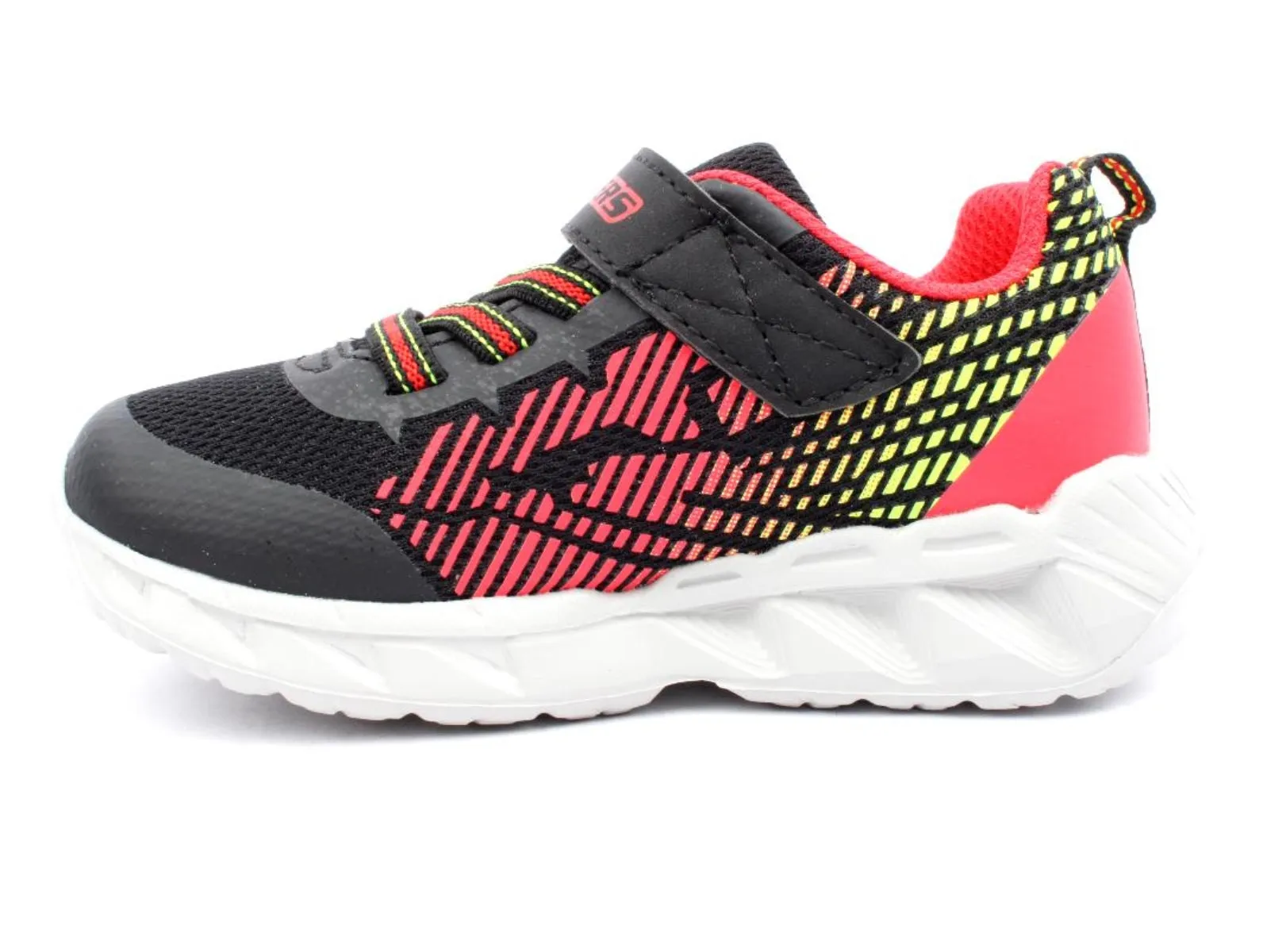 Skechers 401506N Magna Lights - Black Red