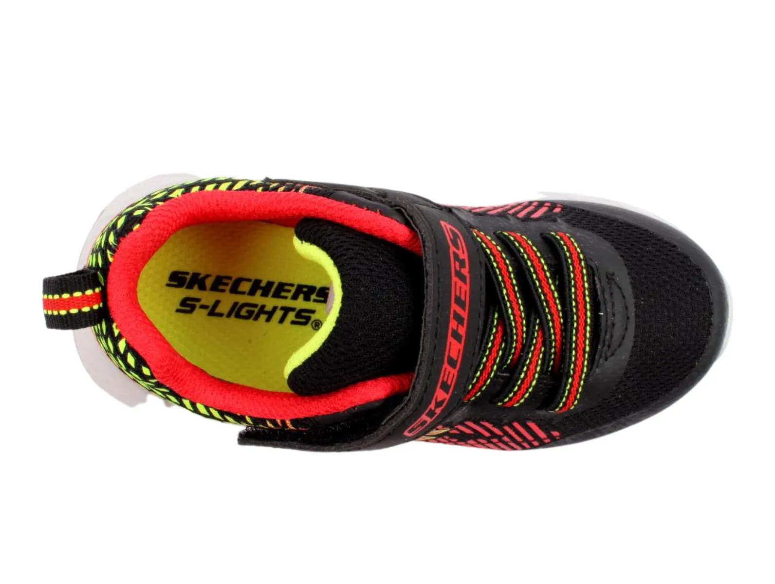 Skechers 401506N Magna Lights - Black Red