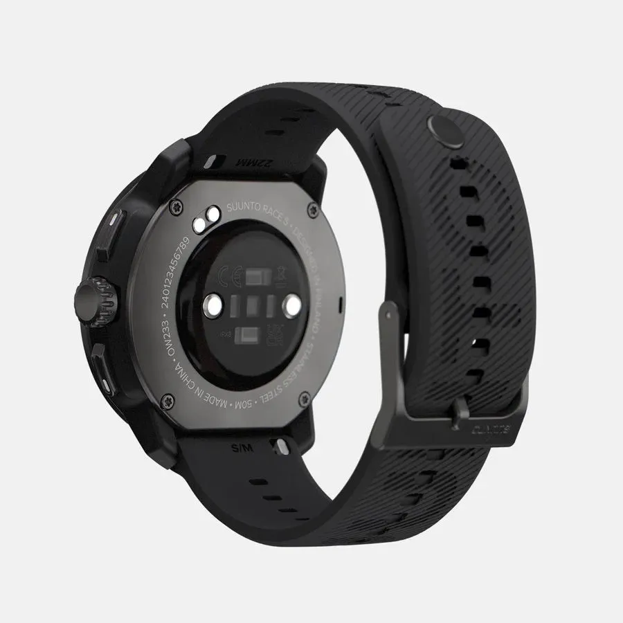 Suunto Race S Stainless Steel Watch - Black