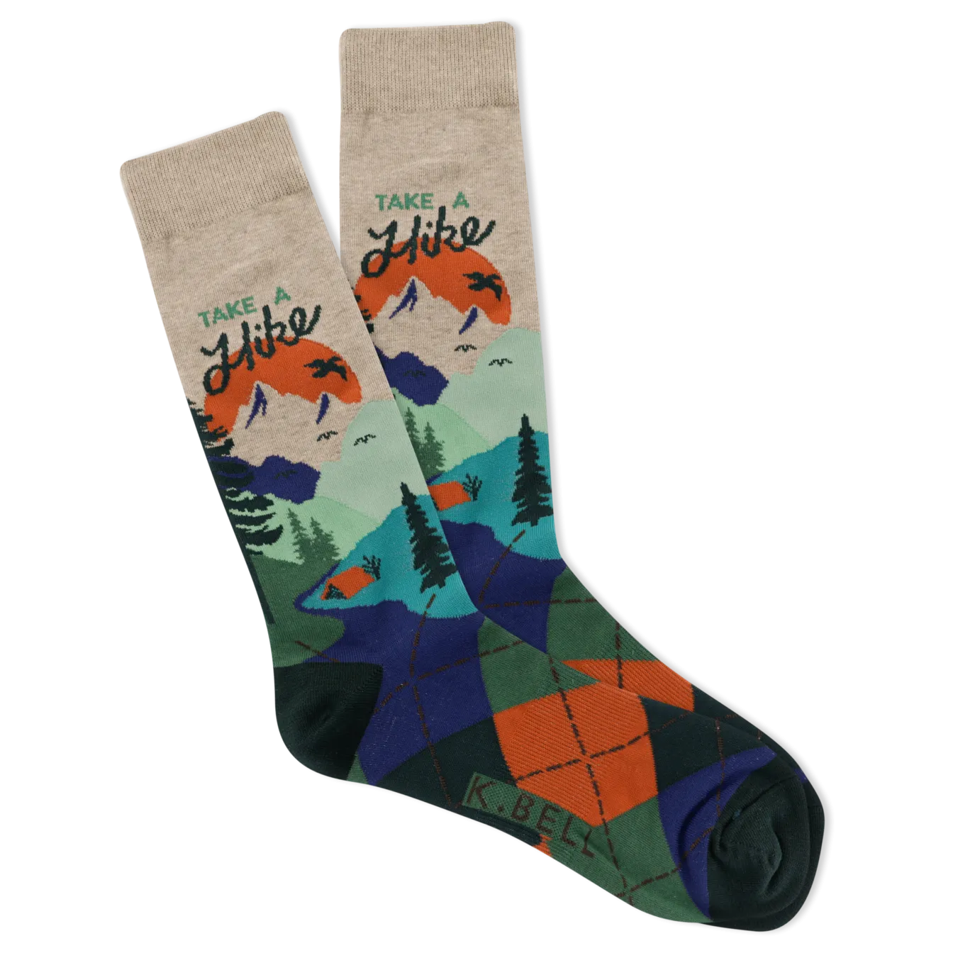 Take A Hike Men's Crew Socks