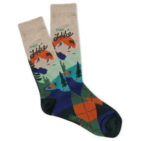 Take A Hike Men's Crew Socks