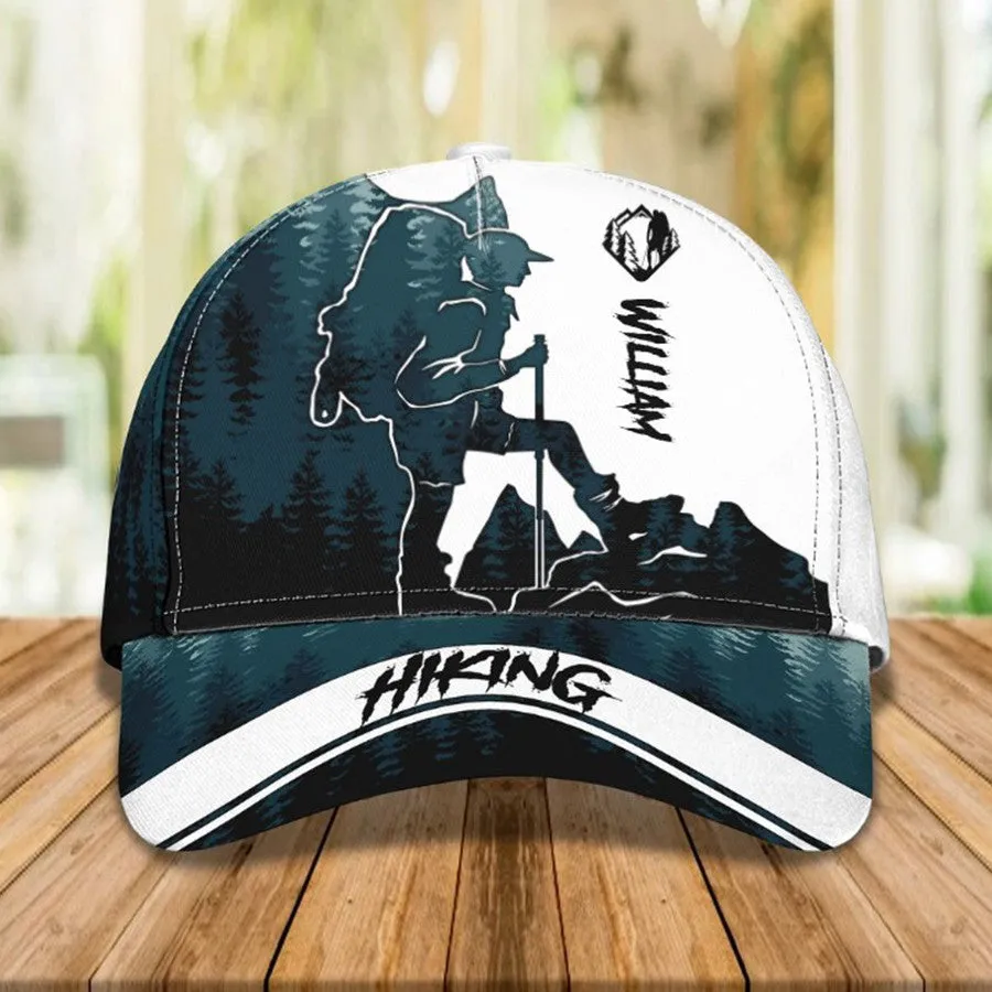 The Mountain are calling and I must go 3D All Over Printed Baseball Cap for Hiking Lovers, Hiking Hat for Boy & Girl