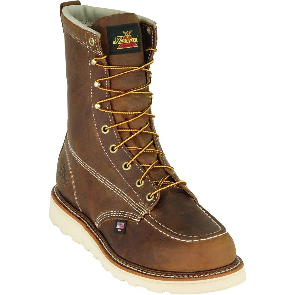 Thorogood Men's American Heritage 8" Soft Toe USA Made Work Boot 814-4178