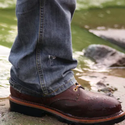 Thorogood Men's Logger 9" ST WP Ins USA Work Boot - Brown - 804-3554