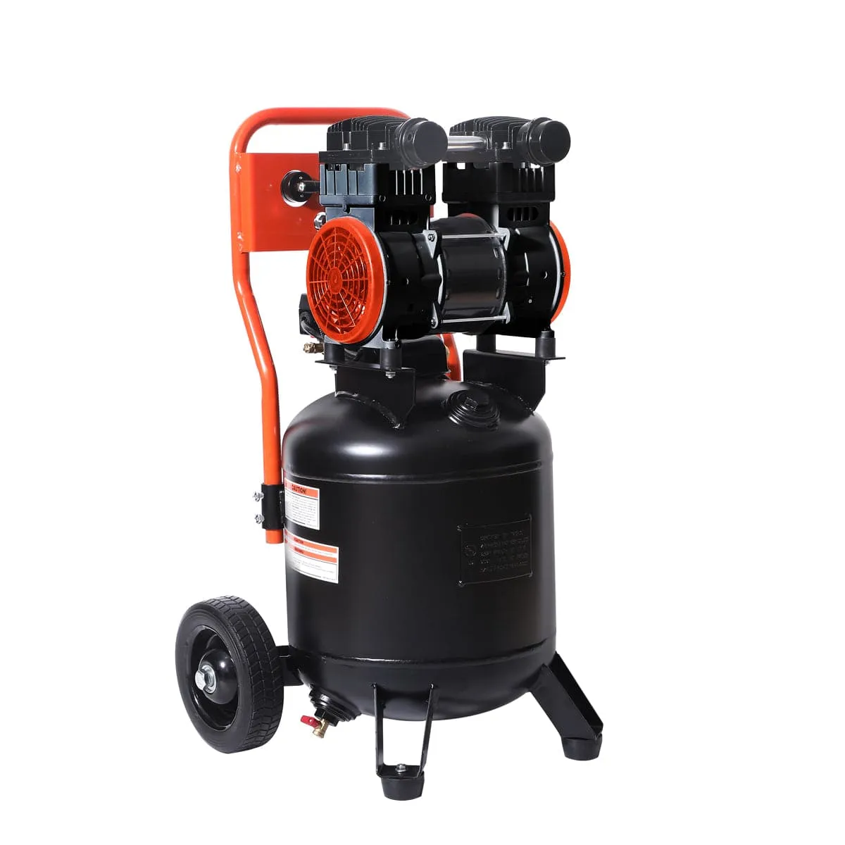 TMG Industrial 10 Gallon 1.5 HP Electric Air Compressor, Oil-Free Dual Piston Pump, 3 Min Fill Time, ASME Vertical Tank, TMG-ACE10