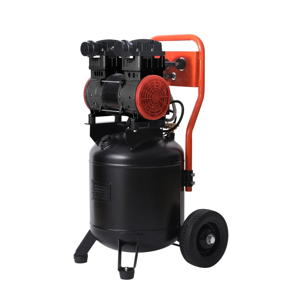 TMG Industrial 10 Gallon 1.5 HP Electric Air Compressor, Oil-Free Dual Piston Pump, 3 Min Fill Time, ASME Vertical Tank, TMG-ACE10